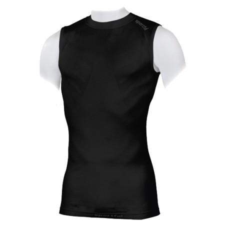 майка Sportful 2nd Skin Active 100 Sleeveless, чёрная